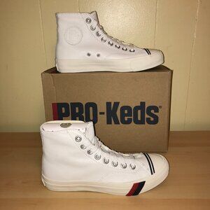 Men's Pro-Keds Royal Hi Leather Lace Up Sneakers -Size: 5.5  (PH64115)
